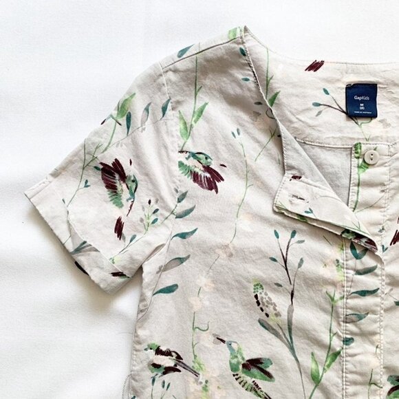 5/$25 GapKids short sleeve birdie shirt dress - Picture 3 of 8